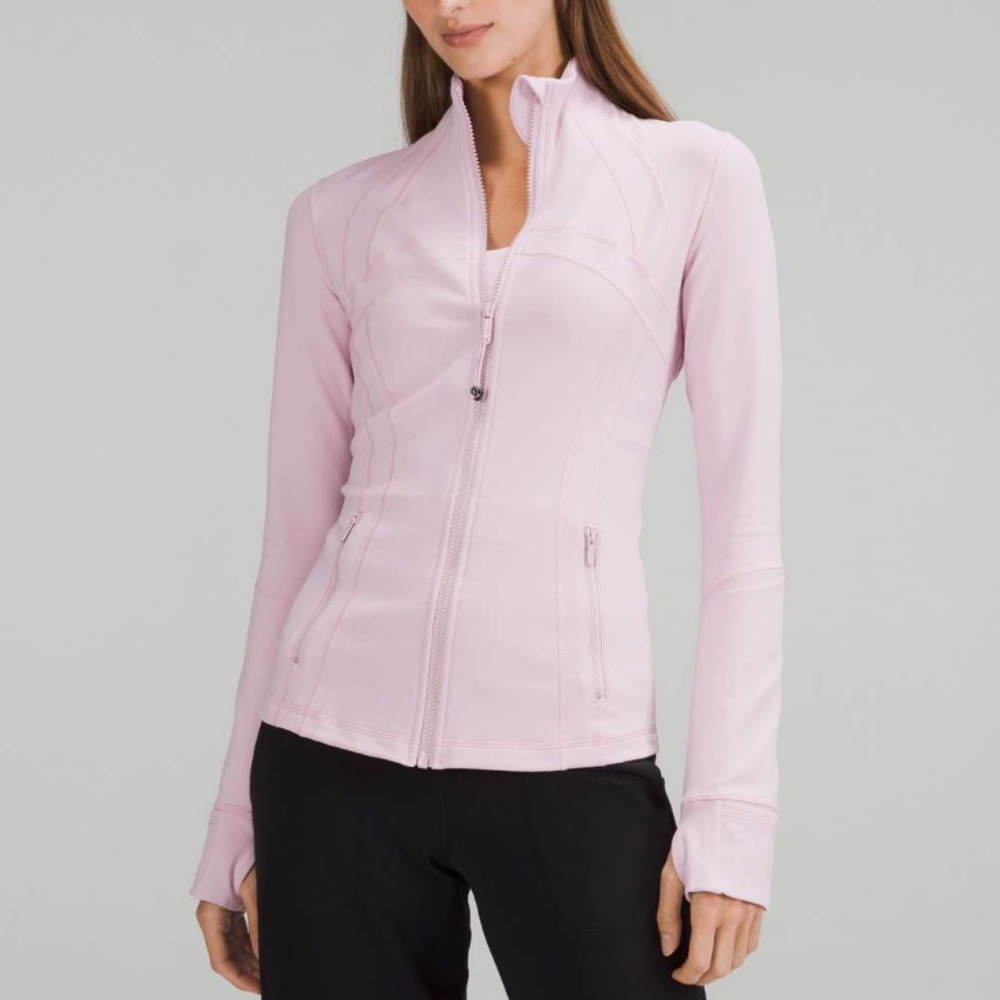 lululemon pink peony define jacket size 0